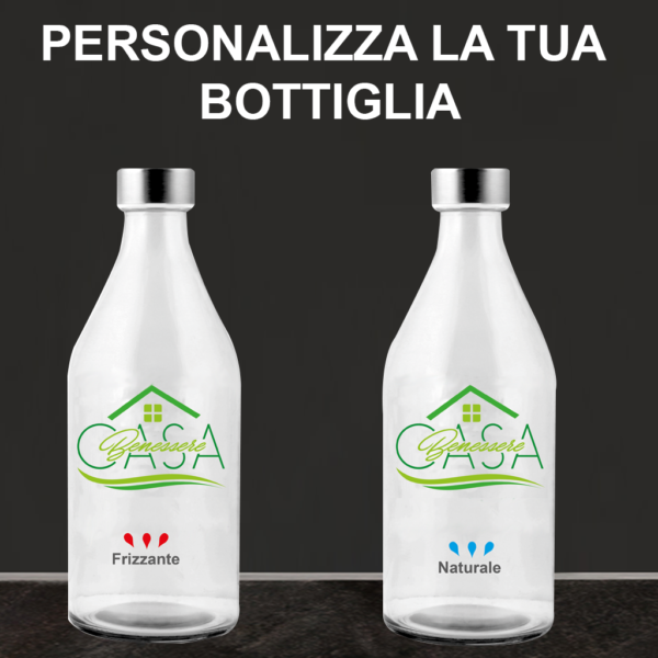 Bottiglia Vand vetro trasparente 75CL - immagine 2